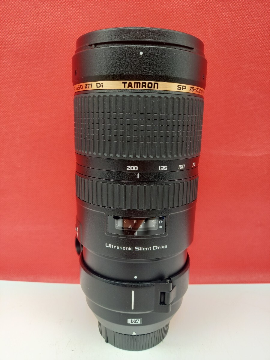 ■防湿庫保管品 TAMRON SP 70-200mm F2.8 Di VC カメラ レンズ AF動作確認済 Nikon用 ニコン タムロン_画像2