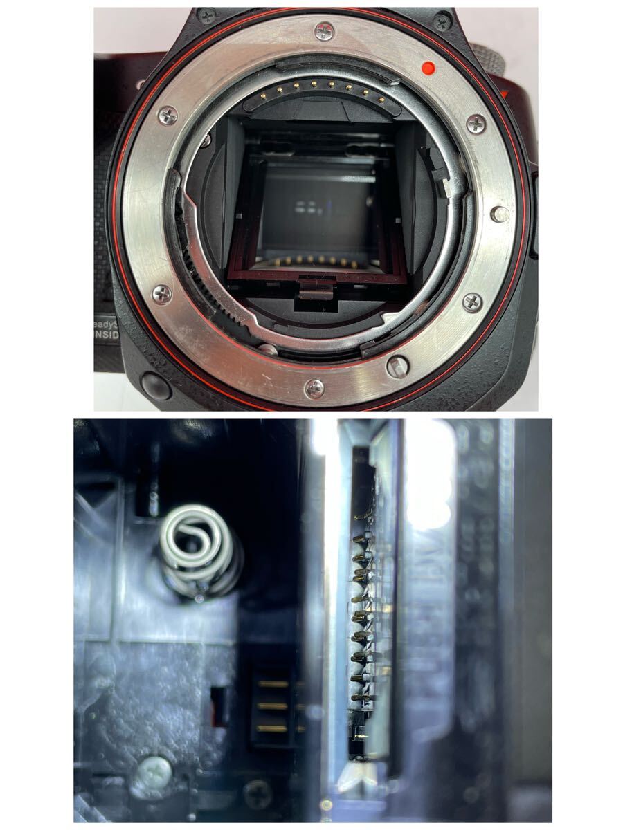 □ Sony α55 SLT-A55V ボディデジタル一眼レフカメラ DT 3.5-5.6/18-70 レンズ バッテリー 充電器 ジャンク ソニーの画像9