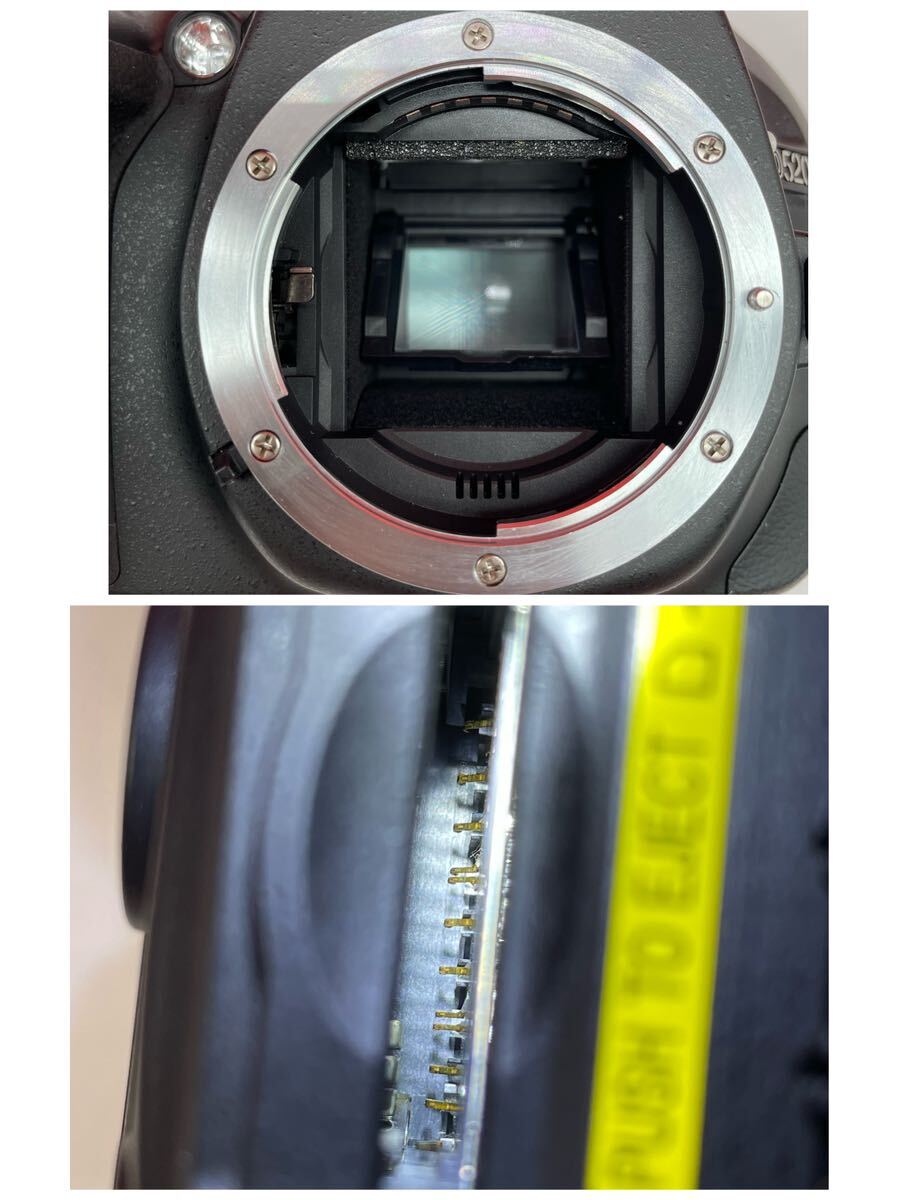 □ Nikon D5200 デジタル一眼レフカメラ ボディ AF-S DX NIKKOR 18-55mm F3.5-5.6G VR / 55-300mm F4.5-5.6G ED VR レンズ 付属品 ニコンの画像8