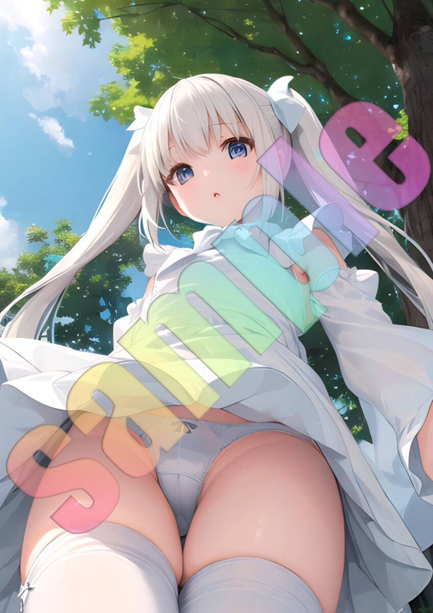 ★限定出品★高品質/最高用紙 A4サイズ ポスター イラスト 同人 光沢紙 美少女 セクシー 下着 アニメ 412gen_0683_画像1