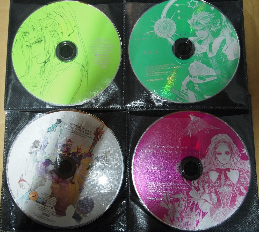 CDセット　サガフロンティア サガフロンティアII アンリミテッドサガ Original Soundtrack　SAGA　サントラ　ディスクのみ_画像1