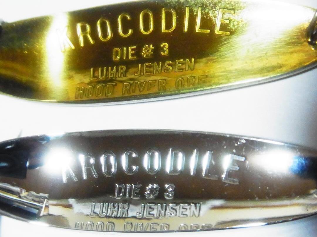 ルーハージェンセン　クロコダイル　DIE#3　2個セット　LUHR JENSEN　KROCODILE　クロコダエル　スプーン　トラウト_画像6