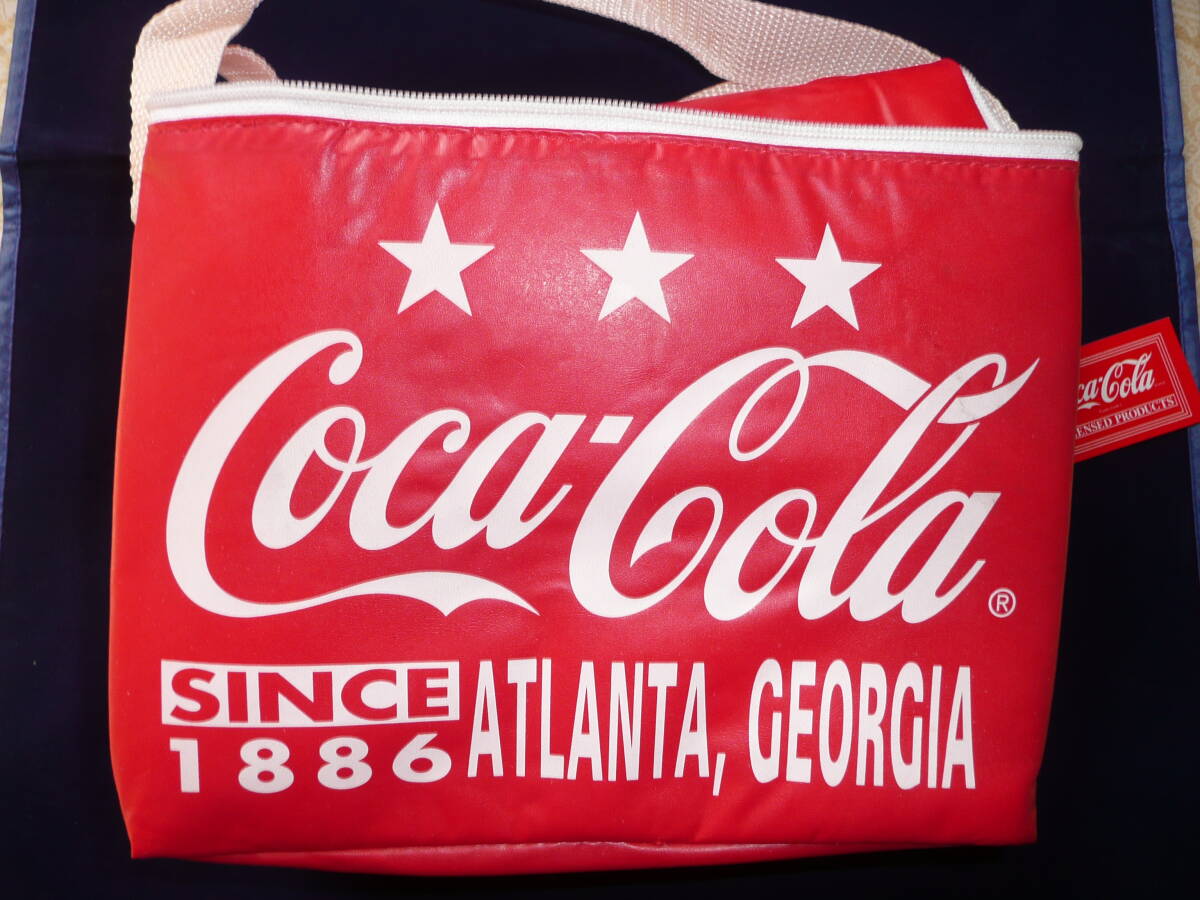 【コークファン必見！】 Coca-Cola コカコーラ かなり古い ★保冷バッグ クーラーバッグ ★未使用品 ノベルティ品 の画像6