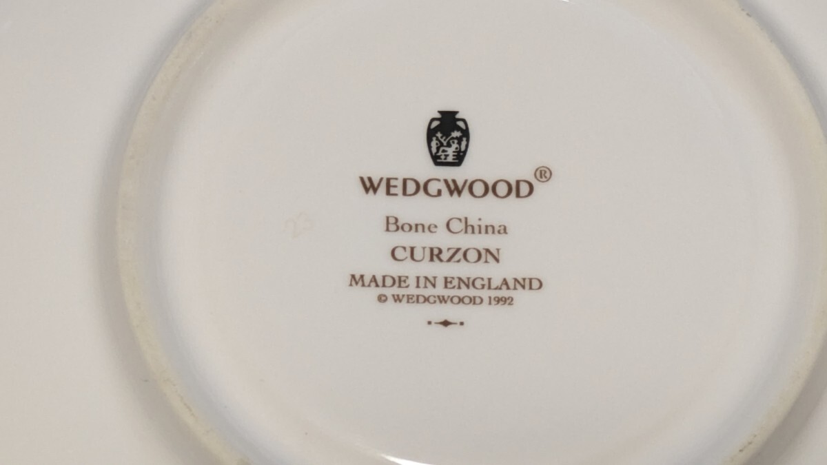 美品 WEDGWOOD ウェッジウッド CORZON カップ&ソーサー 洋食器 379_画像5