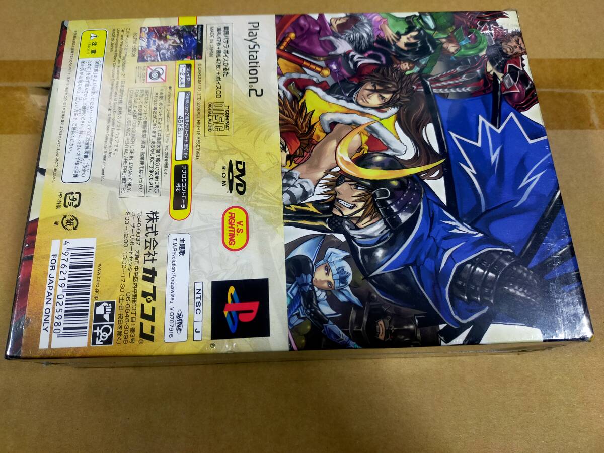 戦国BASARA X(クロス)(限定版) 戦国バサラクロス エックス バツ PS2 プレイステーション2 未開封未使用 カプコン CAPCOM_画像2