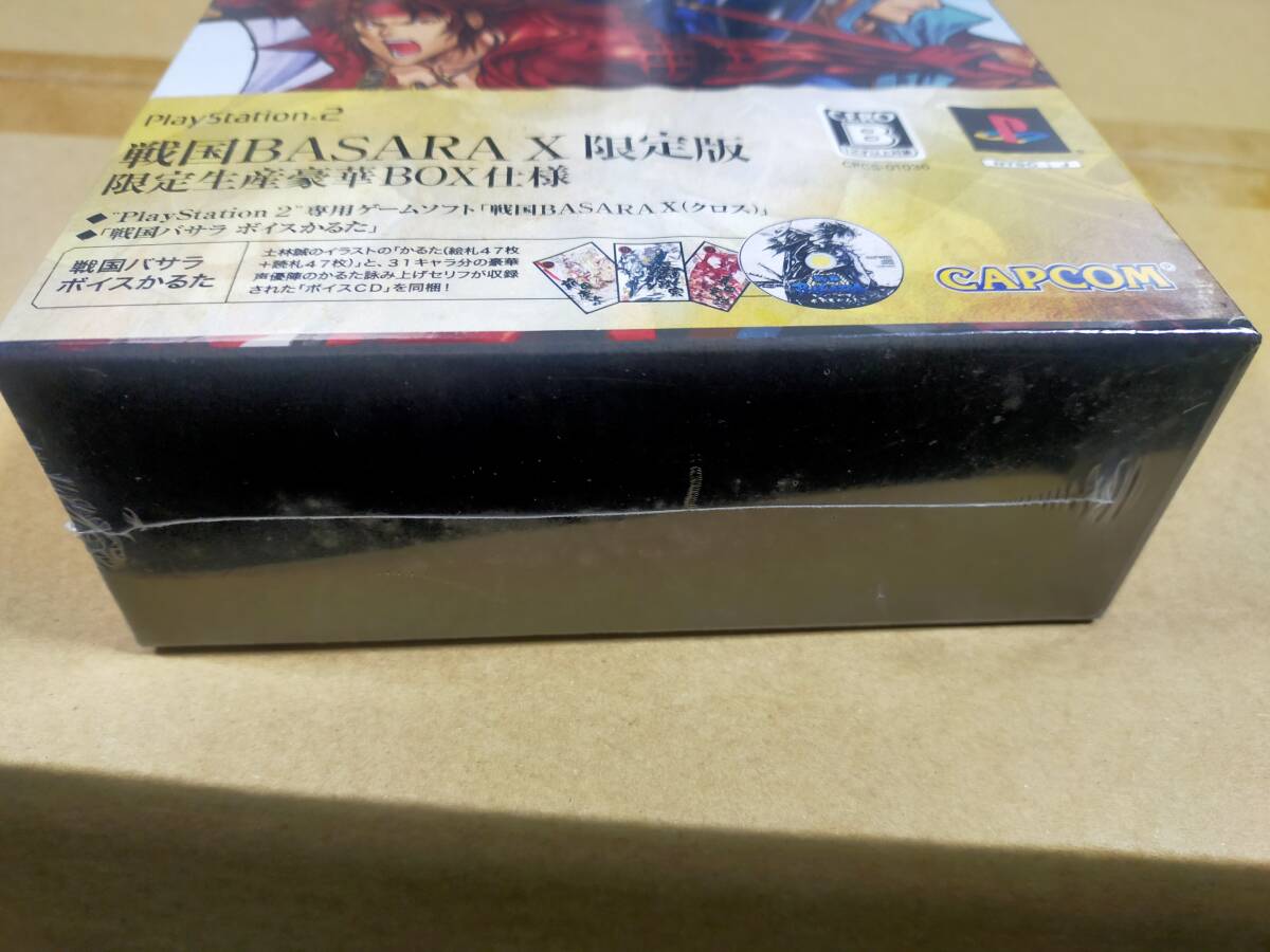 戦国BASARA X(クロス)(限定版) 戦国バサラクロス エックス バツ PS2 プレイステーション2 未開封未使用 カプコン CAPCOM_画像3