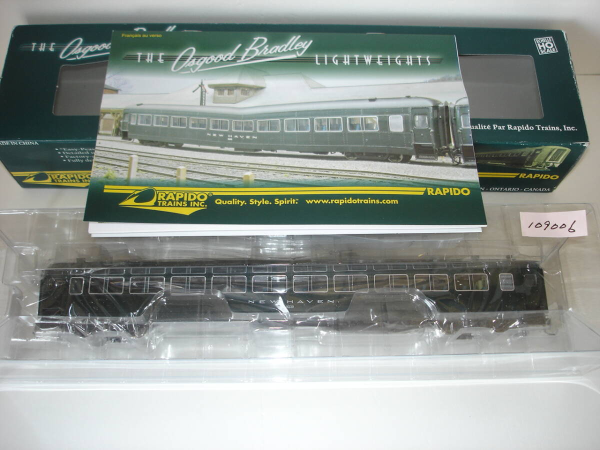 ( unused )Rapido Trains Inc*New Haven*The Osgood Bradley Light Weights Coach(6. full set )