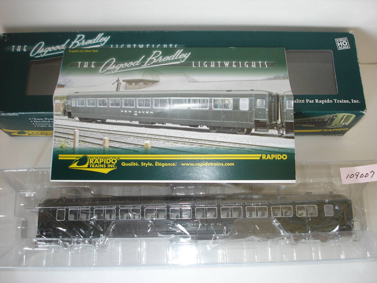 ( unused )Rapido Trains Inc*New Haven*The Osgood Bradley Light Weights Coach(6. full set )