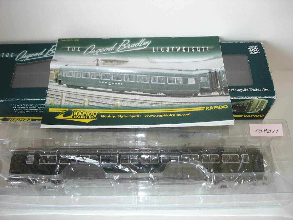 ( unused )Rapido Trains Inc*New Haven*The Osgood Bradley Light Weights Coach(6. full set )