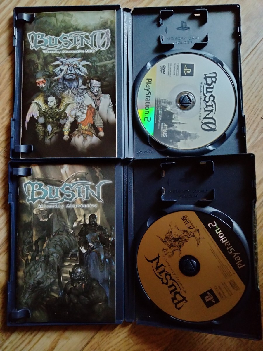 PS2ソフトBUSIN+BUSIN+攻略本2冊計4品セット(動作確認済み攻略 PS2ソフトBUSIN+BUSIN+攻略本2冊計4品セット(動作確認済み攻略