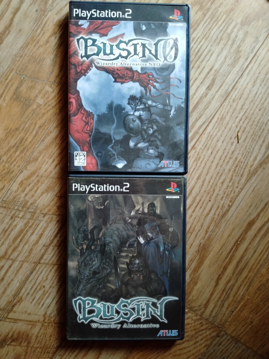PS2ソフトBUSIN+BUSIN+攻略本2冊計4品セット(動作確認済み PS2ソフトBUSIN+BUSIN+攻略本2冊計4品セット(動作確認済み