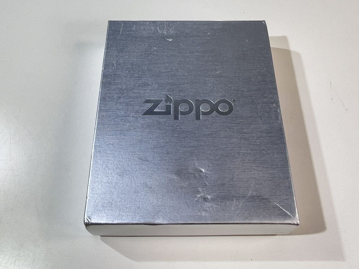 ★Zippo オイルライター 喫煙具 ホワイト オイル 純正着火石 フリント 箱入り ギフト 動作未確認 中古品 管理K26