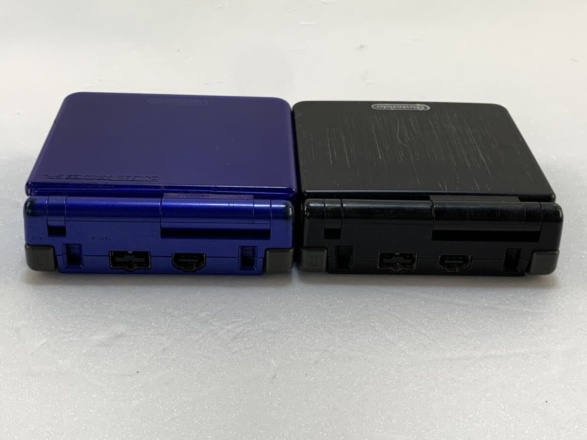 * electrification has confirmed 2 piece set sale Nintendo nintendo Game Boy Advance SP AGS-001 junk with charger . blue black control K69