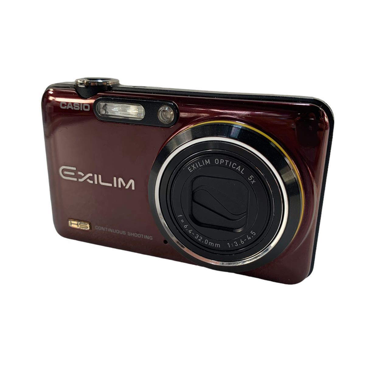 ★CASIO EXILIM カシオ エクシリム コンパクトデジタルカメラ EX-FC150 動作未確認 現状品 純正バッテリー付き 中古品 管理J920の画像1