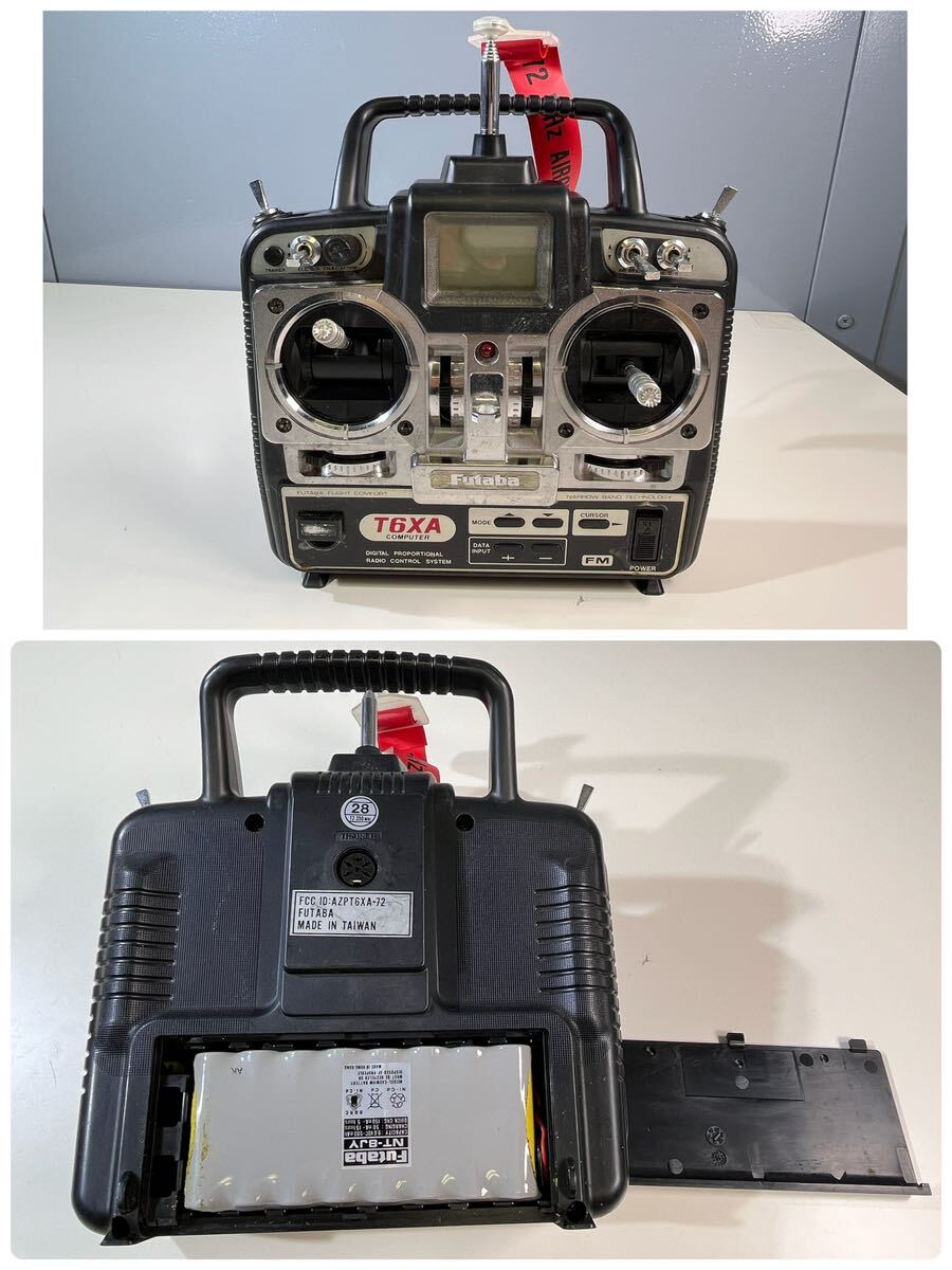 *2 point set sale Futaba Futaba radio-controller Propo transmitter controller T6XA T6XH with hard case operation not yet verification present condition goods secondhand goods control J930