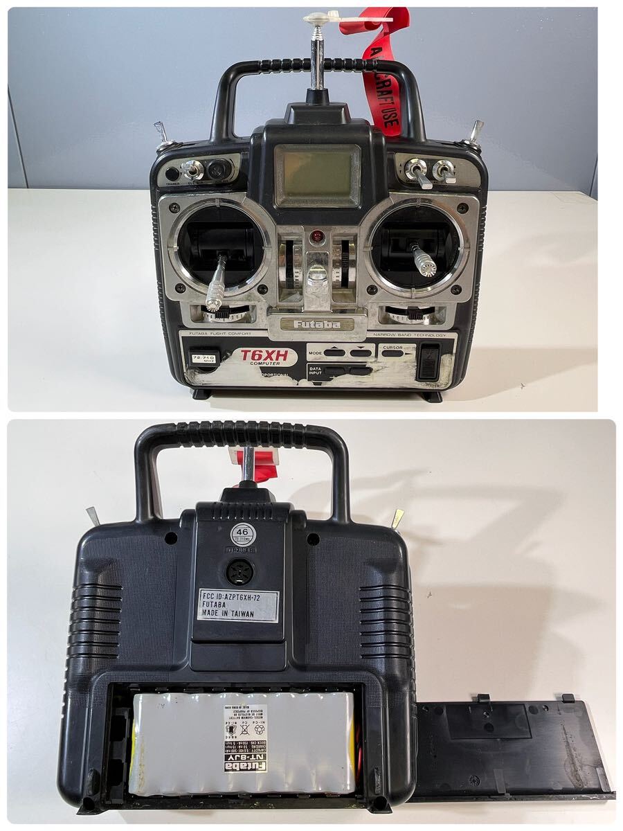 *2 point set sale Futaba Futaba radio-controller Propo transmitter controller T6XA T6XH with hard case operation not yet verification present condition goods secondhand goods control J930