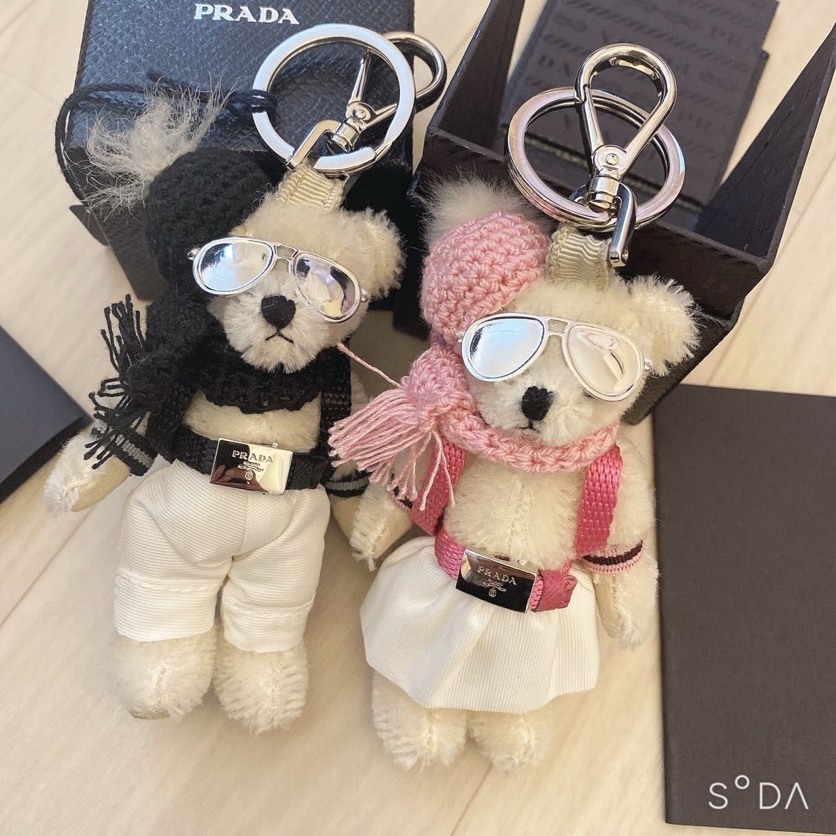 PRADA プラダ ベア bare チャーム キーホルダー キーリング PRADA プラダ ベア bare チャーム キーホルダー キーリング