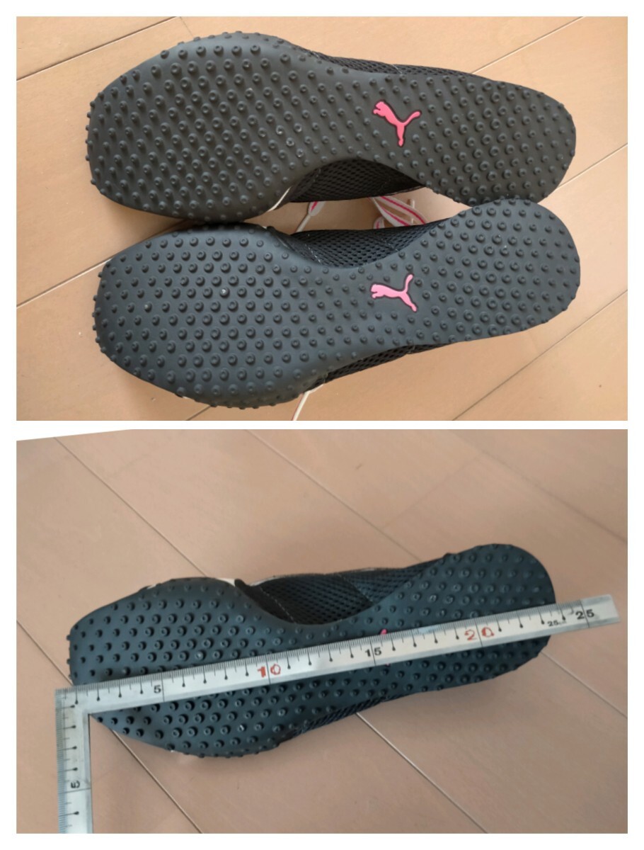 PUMA プーマ オーソライト スニーカー レディース シューズ 靴 ブラック×ピンク_画像9