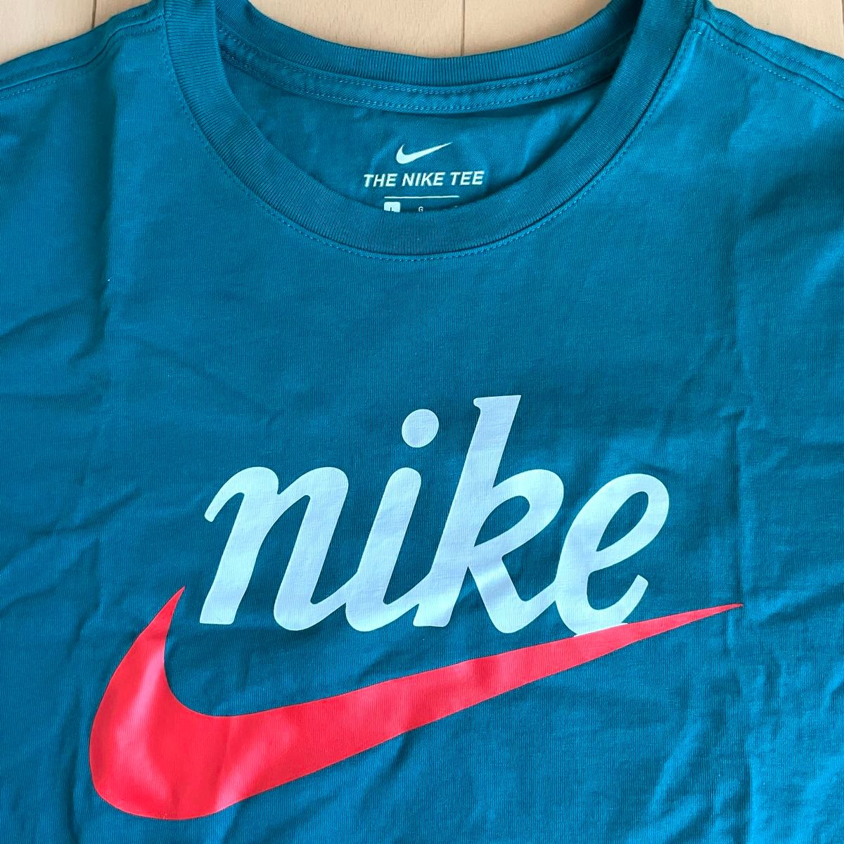 ナイキ NIKE 半袖Tシャツ 緑 グリーン Lサイズ 綿 コットンシャツ