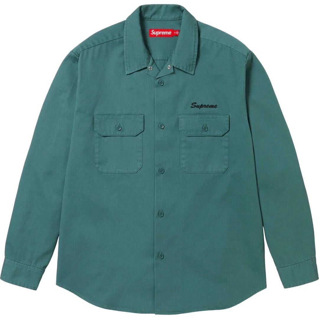 S 24ss Supreme Our Lady Work Shirt シュプリーム アワーレディワークシャツ アワー レディ ワーク シャツ box logo Mosaic Shirt_画像3