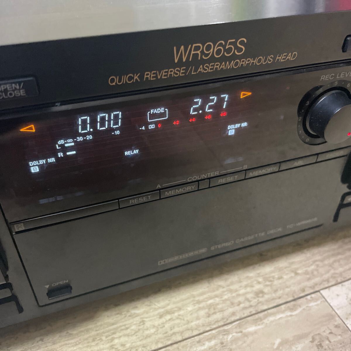 SONY STEREO COMPACT DECK TC-WR965S カセットデッキ