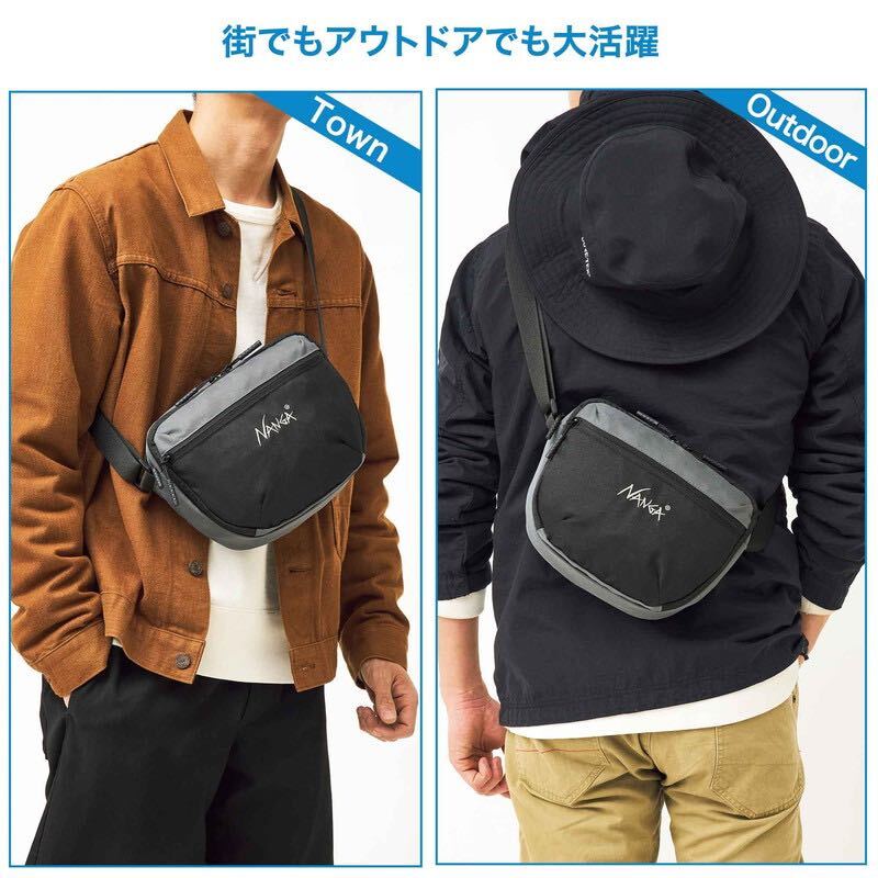  immediately shipping![NANGA] naan ga shoulder bag MonoMax5 month number appendix new goods unused 