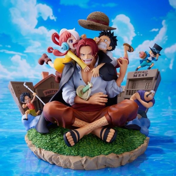 ワンピースONEPIECE JC104巻 FILMRED ジオラマフィギュア JC104巻 掛け替えカバーイラスト ジオラマ ワンピースデイ SUPER