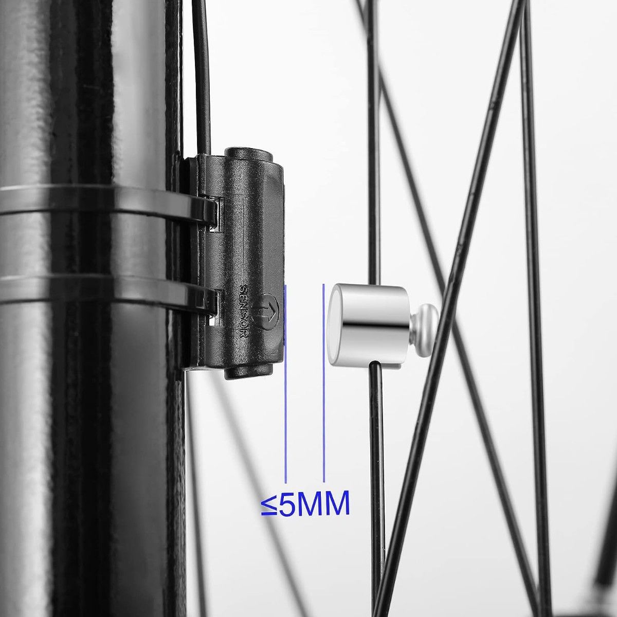 サイクルコンピュータ スピードメーター 自転車 有線 バックライト付き 速度メーター 多機能 大画面表示