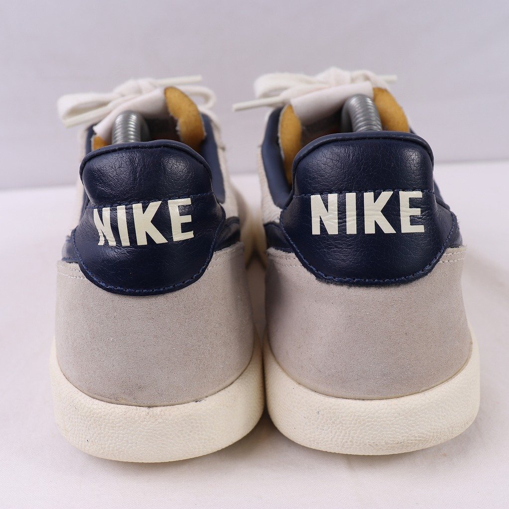 KILLSHOT VINTAGE 27.0cm /NIKE キルショット ヴィンテージ ナイキ 古着 中古 白 ホワイト ライトグレー 紺 メンズ スニーカー xx8202_画像2