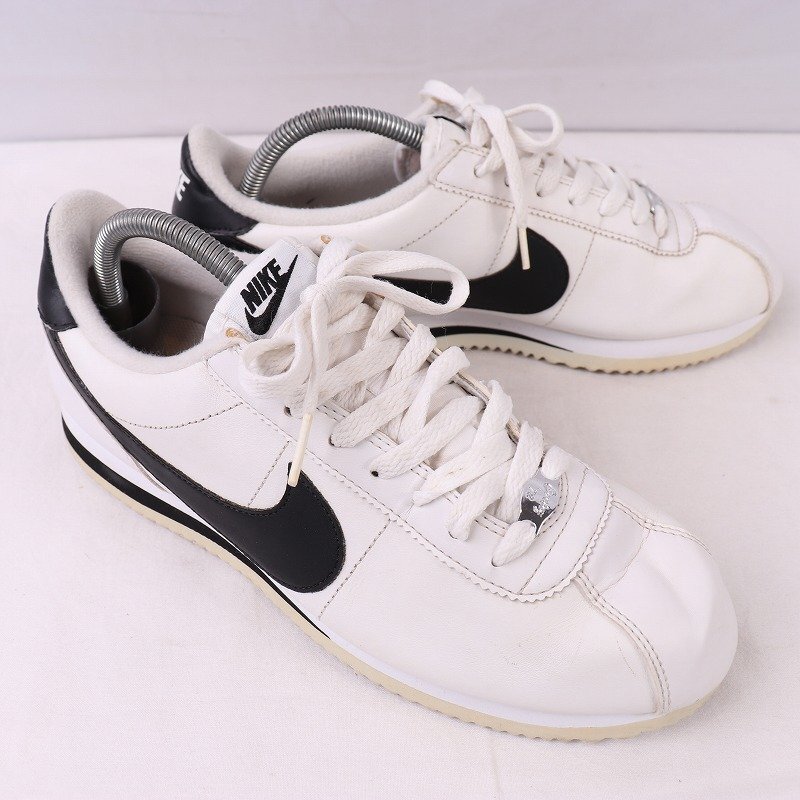 CORTEZ BASIC LEATHER 26.5cm/NIKE コルテッツ ベーシック レザー ナイキ 古着 中古 白 ホワイト 黒 メンズ スニーカー xx8103_画像6