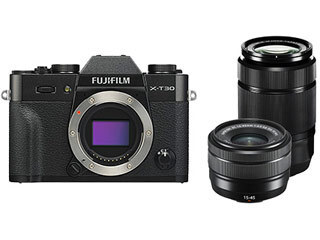 FUJIFILM X-T30 двойной zoom линзы комплект [ черный ] цифровой однообъективный зеркальный камера 1 день ~ в аренду бесплатная доставка 