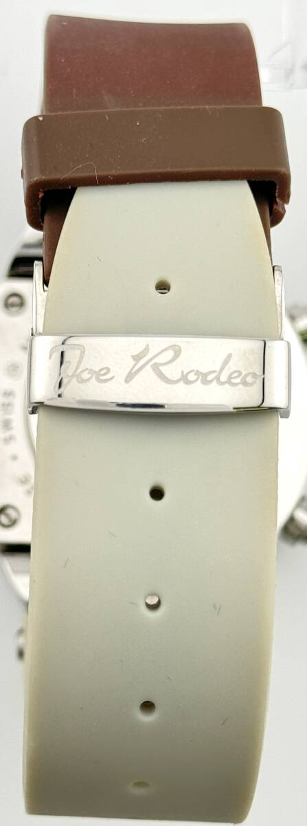 [ Joe Rodeo 1 jpy ~] *JOERODEO* JJM6 diamond Date wristwatch box quartz operation men's U85U58