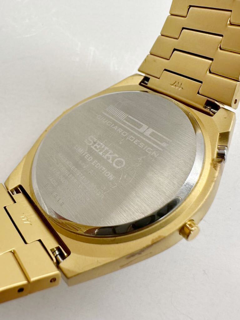 【セイコー1円〜】SEIKO A825-00D0/SBJG006 DESIGNジウジアーロ・デザイン限定モデル腕時計 中古 稼動品 メンズ BH8555_画像7