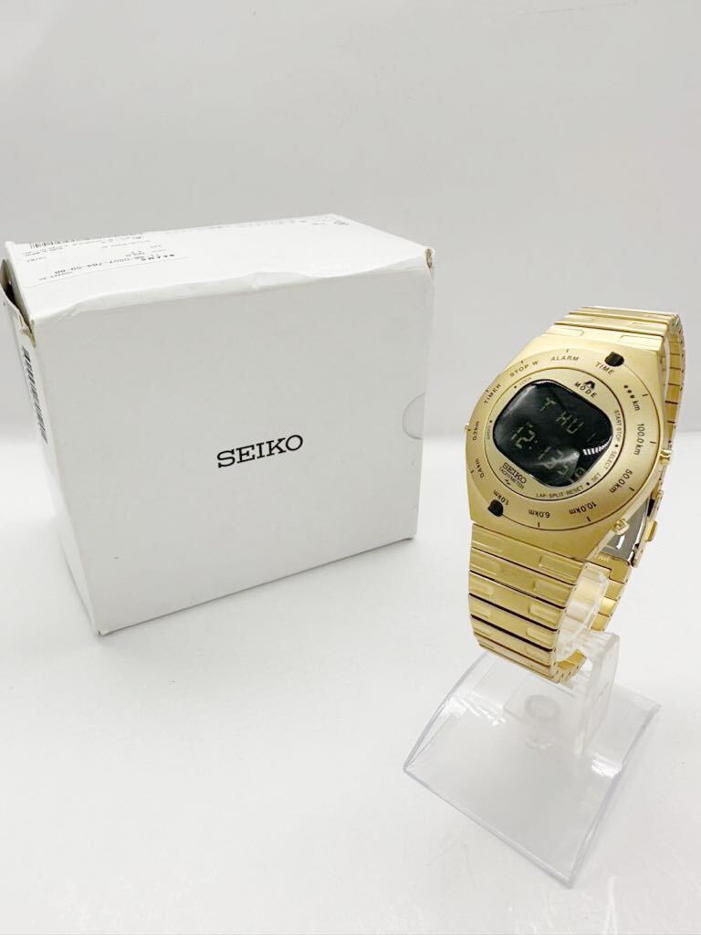 【セイコー1円〜】SEIKO A825-00D0/SBJG006 DESIGNジウジアーロ・デザイン限定モデル腕時計 中古 稼動品 メンズ BH8555_画像1
