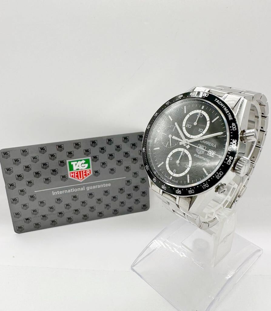 【タグホイヤー1円〜】TAG HEUER カレラSV2010.BA0786 クロノグラフ メンズ 腕時計 中古 稼動品 86HU57の画像1