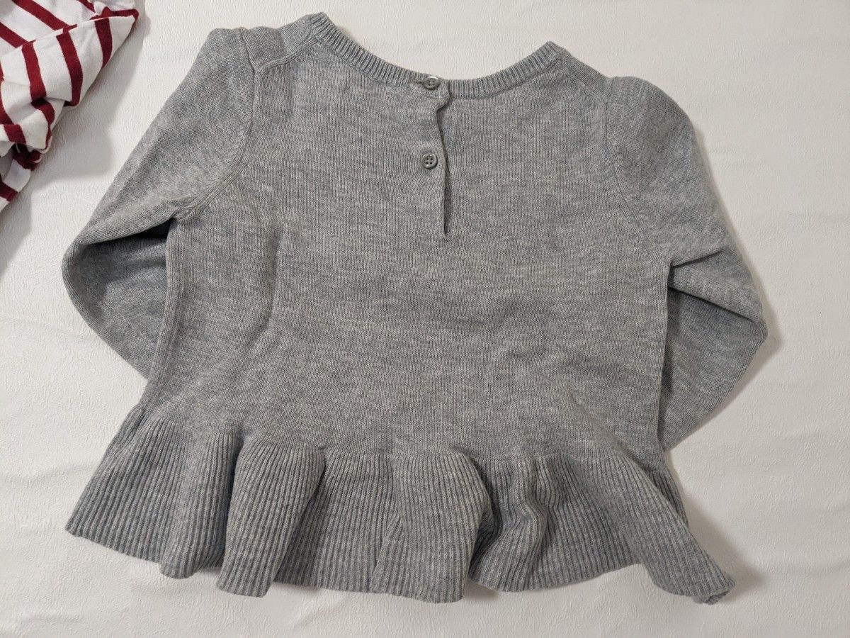 baby gap　良品計画　80　キッズ　ガールズ　長袖　トップス　女の子　ハート　ボーダー　カーディガン　まとめ売り