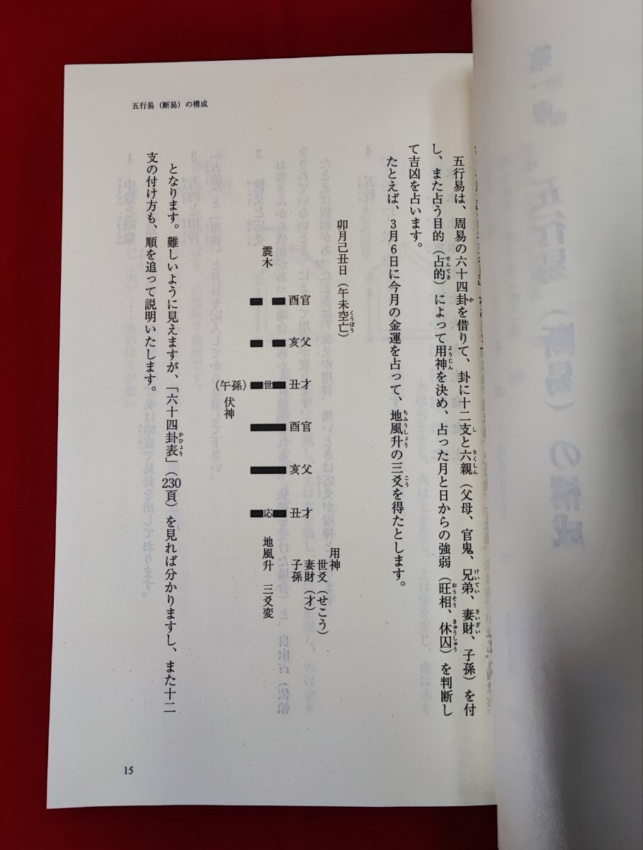 五行易の学び方 目的別実占例 73 題 角山素天 朱鳥社 2006 /断易日盤鑑定法運気人間関係吉凶_画像5