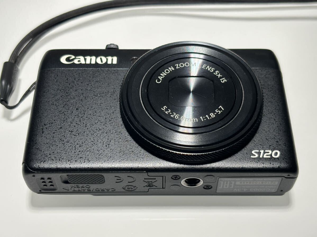 【美品】 Canon PowerShot S120 コンパクトデジタルカメラ ＋純正ケース付き【動作確認済】_画像2