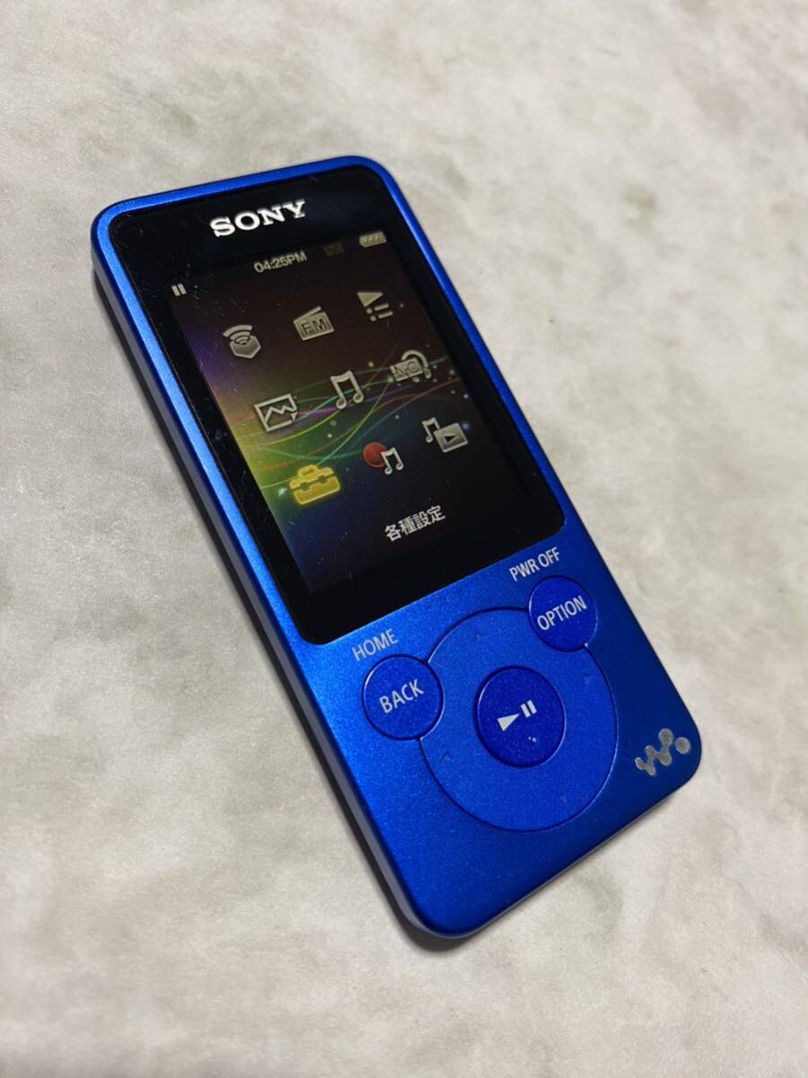 【送料無料】ソニー デジタルウォークマン NW-E083♪ブルー 4GB SONY WALKMAN♪即決 digital media Player の画像1