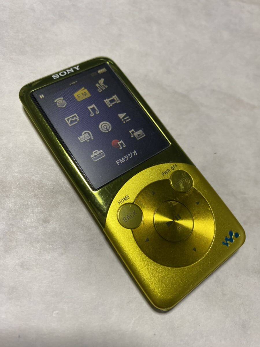 送料無 ソニー デジタルウォークマン NW-S754♪グリーン 8GB SONYWALKMAN♪即決ポータブルオーディオプレーヤーdigital media playerの画像1