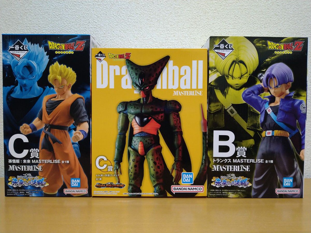 一番くじ ドラゴンボール セル(第一形態)トランクス 孫悟飯 一番くじ ドラゴンボール セル(第一形態)トランクス 孫悟飯