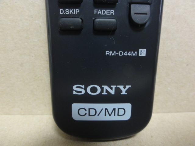 【 SONY ソニー　CD MD 用 リモコン RM-D44M 】