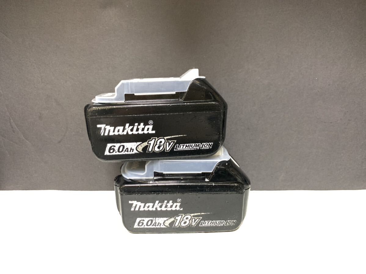2個 マキタ 動作品 Makita 純正 Li-ion バッテリー BL1860B 6.0Ah 18V 雪マーク インパクト # BL1850 BL1860 BL1460 78 検索ワード 美品の画像1