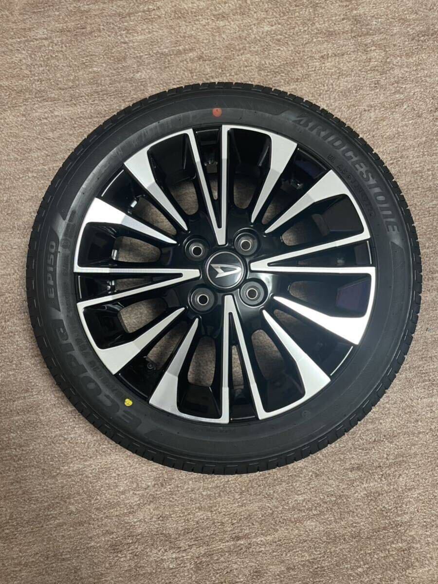 専用出品 3本セット 新車外し 未使用 ダイハツ タントカスタム RS 純正 LA650S タイヤホイール 165/55R15 ブリジストン エコピアの画像6