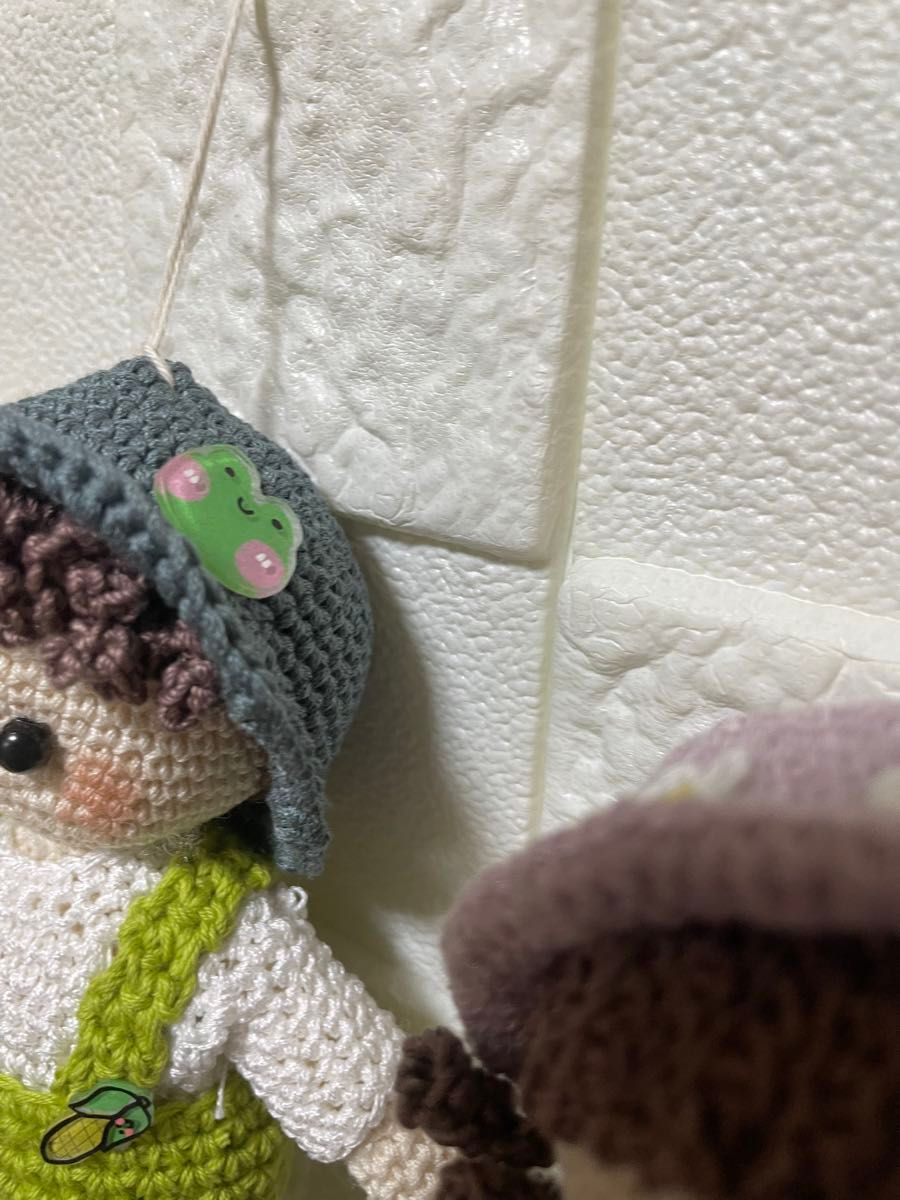 編みぐるみ人形男の子と女の子セット