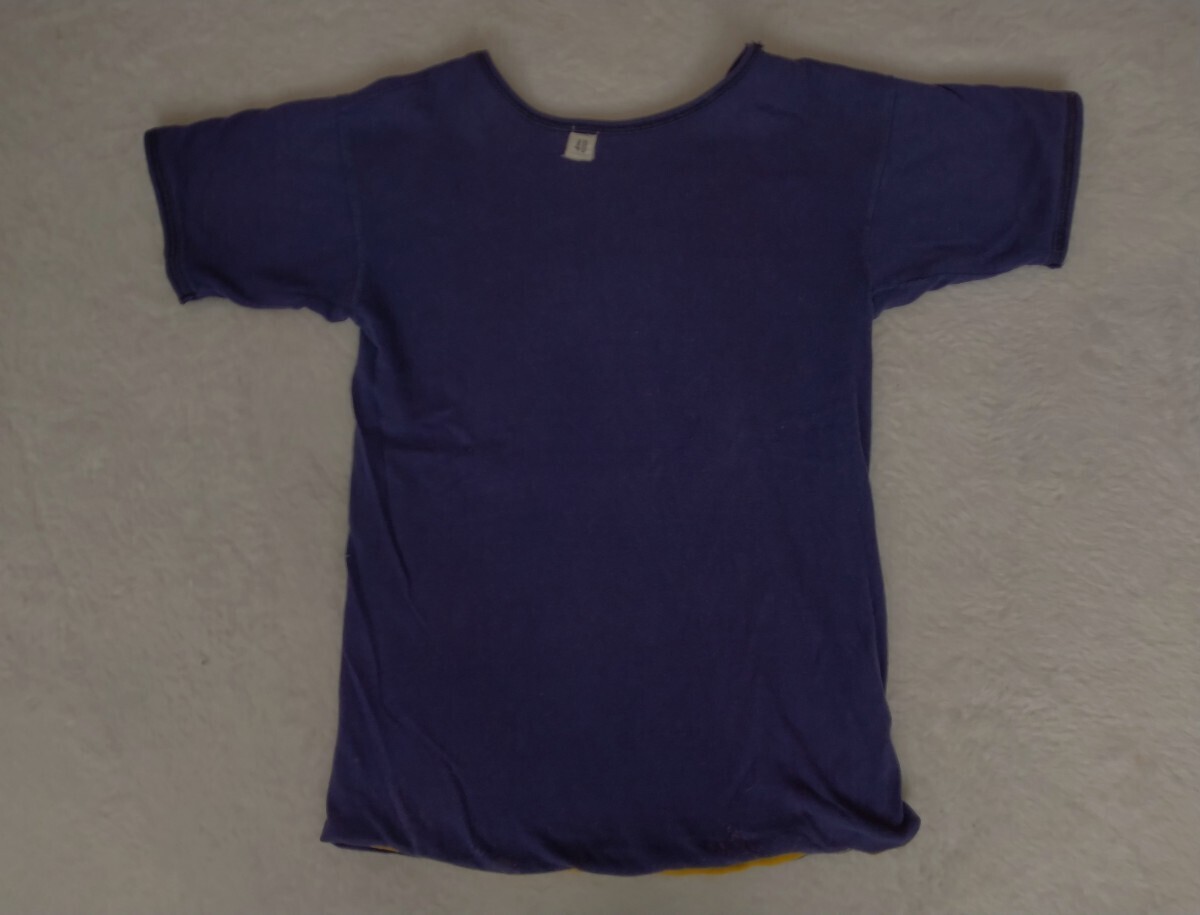 売り切り 40s～ U.S.NAVY 2PLY Reversible T-Shirt ヴィンテージ 軍物 半袖 リバーシブル ダブルフェイス ビンテージ Tシャツ チャンピオンの画像3