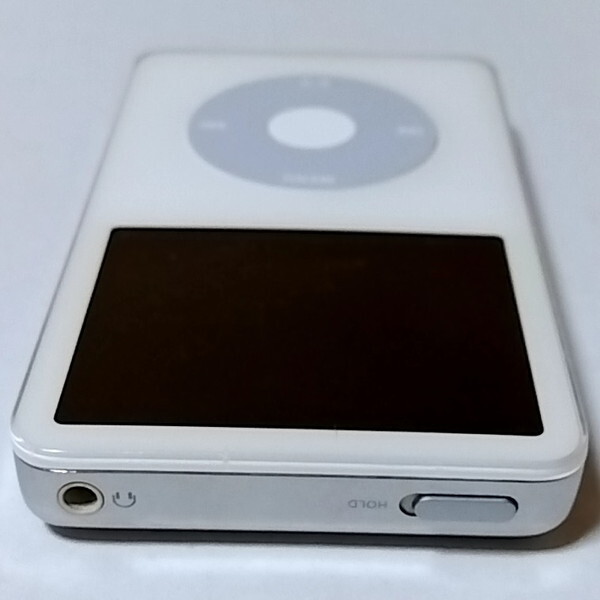 第5.5世代 iPod classic 80GB →512GB mSATA SSD 新品1950mAh大型バッテリー 長時間再生 MA448LL ホワイト_画像3