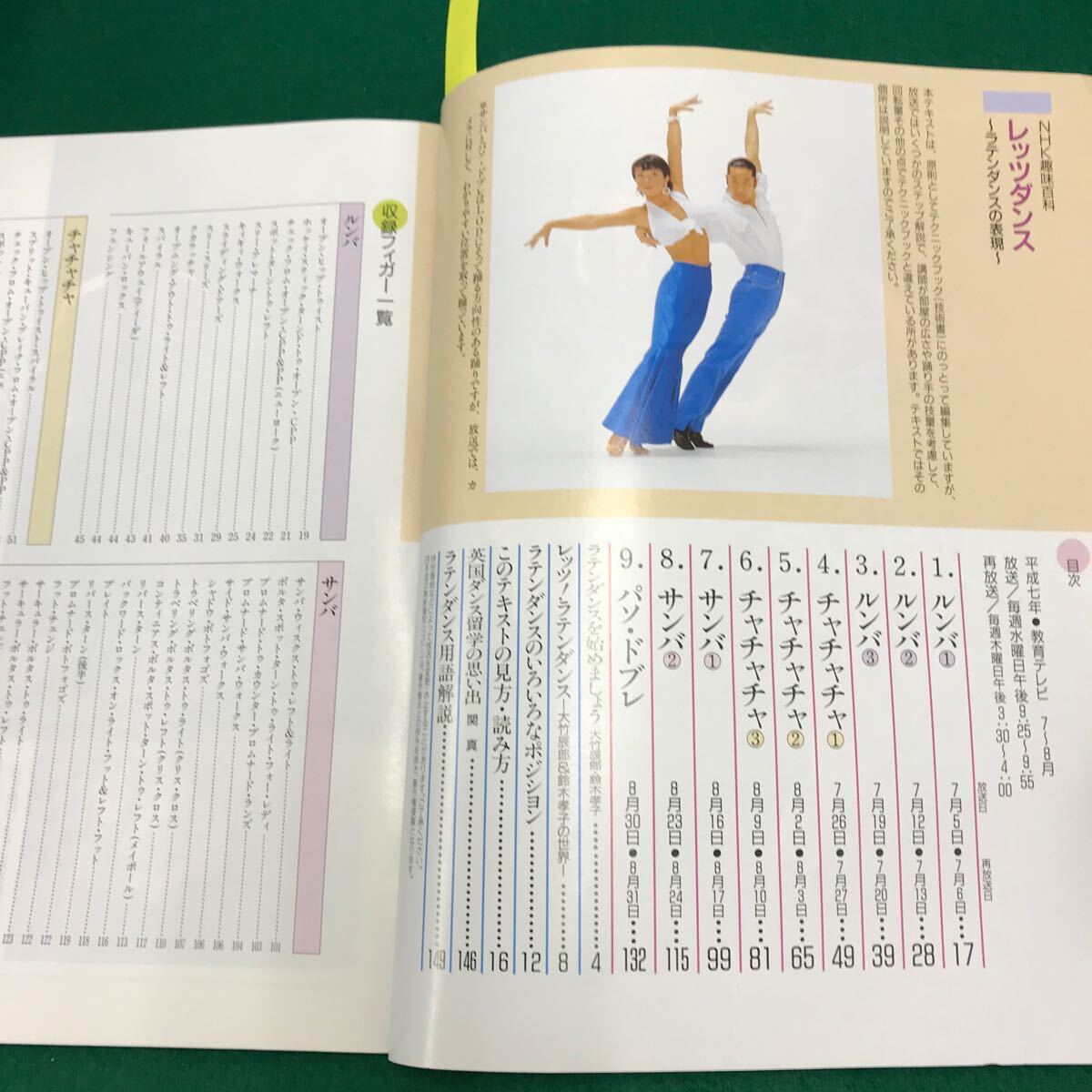 A16-070 NHK хобби различные предметы let's Dance латиноамериканский Dance. таблица на данный момент эпоха Heisei 7 год 7 месяц ~8 месяц 