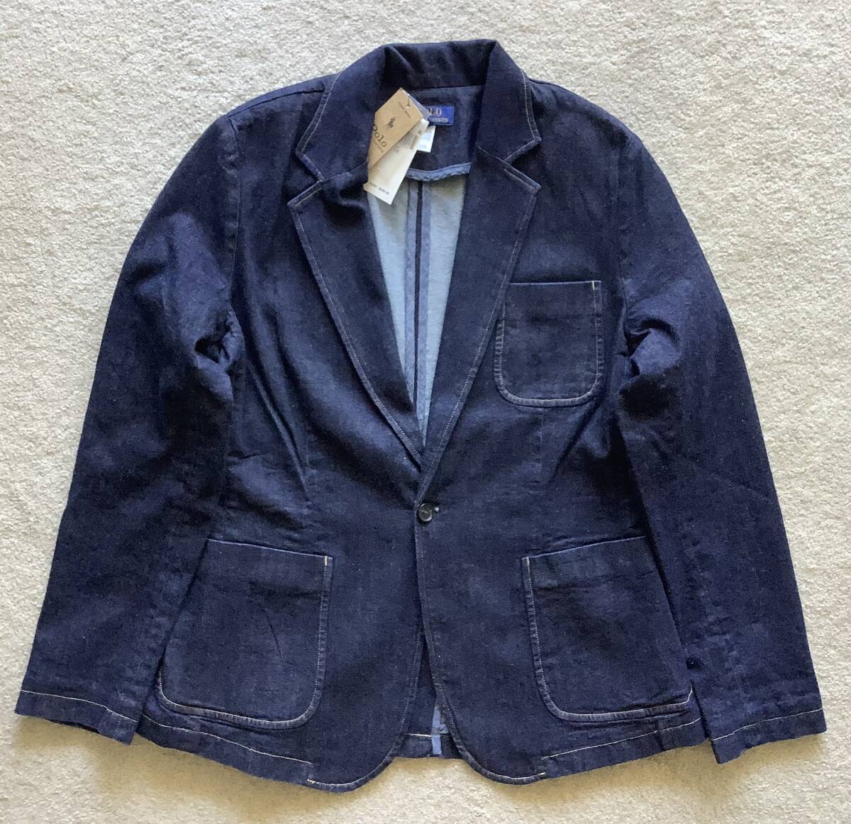 POLO Ralph Laurenポロ・ラルフローレン新品14♪Denim Blazer定価$498カジュアルなのにきちんと感があるデニムブレザージャケットの画像5