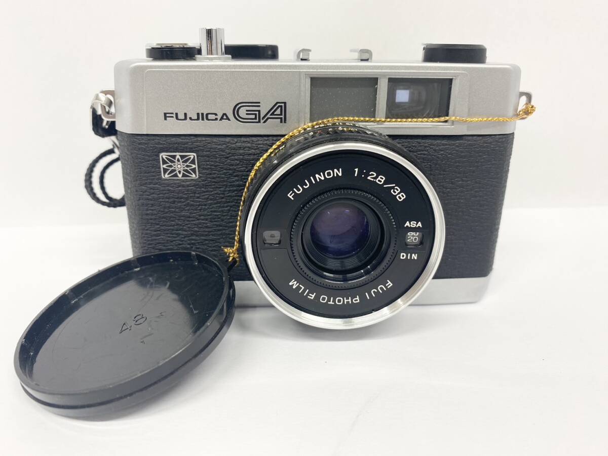 6269　1円～　フィルムカメラ　FUJICA GA　フジカ　FUJINON 1:2.8/38 F2.8 FUJI PHOTO FILM　富士フイルム　昭和レトロ　動作未確認_画像2